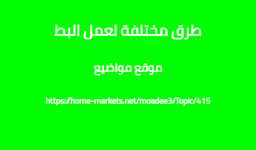 طرق مختلفة لعمل البط
