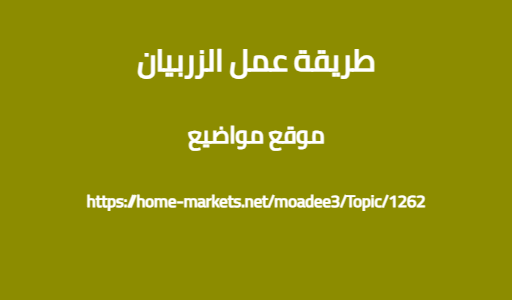 طريقة عمل الزربيان