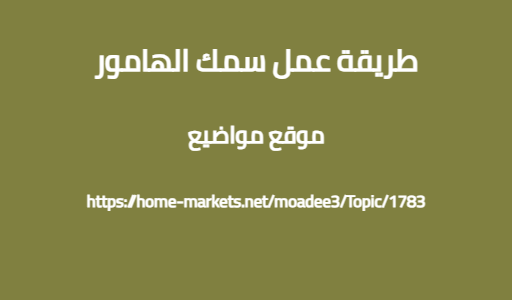 طريقة عمل سمك الهامور