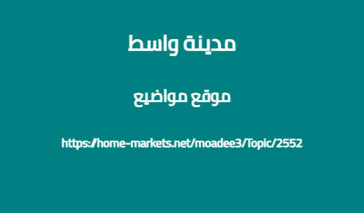 مدينة واسط