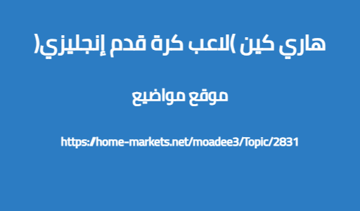 هاري كين (لاعب كرة قدم إنجليزي)