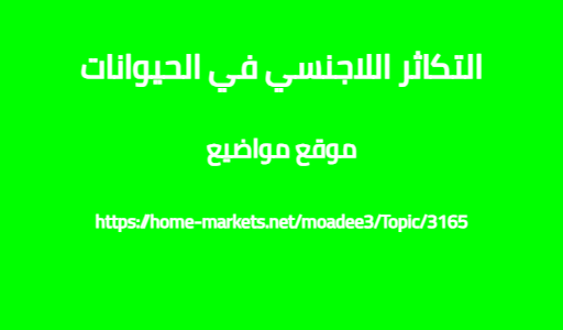 التكاثر اللاجنسي في الحيوانات