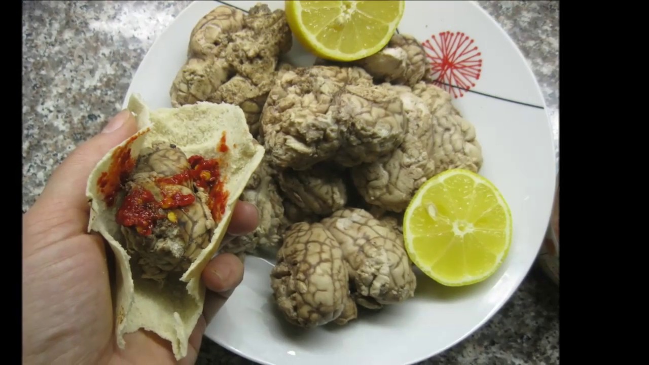 طريقة طهي مخ الخاروف