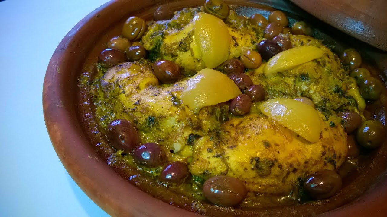 طريقة عمل طاجين الدجاج